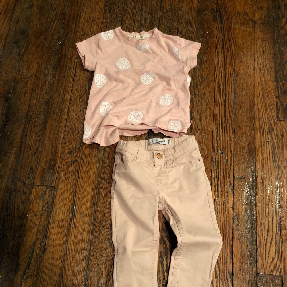 DUSTY PINK SPRING OUTFIT